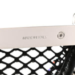 Mesh Crystal Medium Fanny Shoulder Bag Black