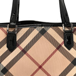 Supernova Check Small Nickie Tote Black