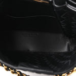 Nappa Intrecciato Small Andiamo With Chain Shoulder Bag Black