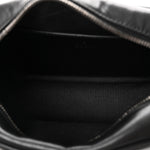 Calfskin Matelasse Monochrome Small GG Marmont Chain Shoulder Bag Black