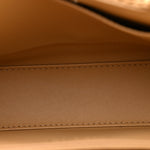 Raffia Fringe Nano Kelly Shopper Dark Beige