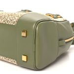 Jacquard Anagram Calfskin Amazona 19 Avocado Green