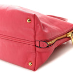 Goatskin Madras Top Handle Bag Fragola