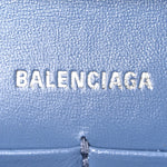 Denim BB Monogram Hourglass Chain Bag Blue