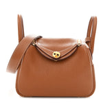 Taurillon Clemence Mini Lindy 20 Gold