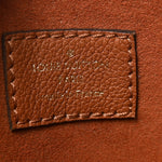 Grained Calfskin Lockme Shopper Chataigne