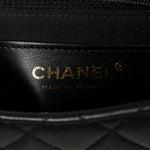 Lambskin Quilted Casino Chips Small Flap Black