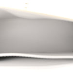 Brushed Calfskin Mini Geometric Prisma Shoulder Bag Optic White