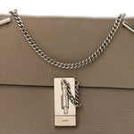 Grained Lambskin Drew Shoulder Bag Motty Grey