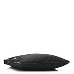 Nylon Monogram Small Flat Messenger Bag Black