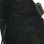 Grained Deerskin Bea Tote Black