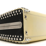 Saffiano Lux Crystal Pyramid Bag Talco Black