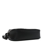 Calfskin Matelasse Monochrome Small GG Marmont Chain Shoulder Bag Black