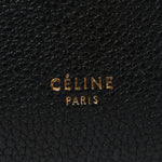 Soft Grained Calfskin Small Sangle Bucket Bag Black