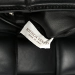 Nappa Maxi Intreccio Padded Cassette Crossbody Bag Black