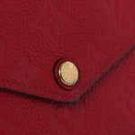 Empreinte Pochette Felicie Chain Wallet Scarlet