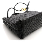 Nappa Intrecciato Small Andiamo Shoulder Bag Fondant
