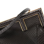 Snakeskin Small Fendi First Brown