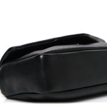 Plunged Lambskin Calypso Black