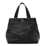 Caviar Shopping Tote Black
