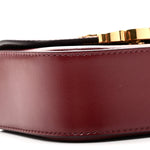 Shiny Calfskin Mini Chain Claude Burgundy