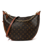 Reverse Monogram Loop Hobo
