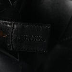 Lambskin Maxi Intrecciato Small Cassette Camera Bag Black