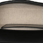 Canvas Woven Embroidered Small 4G Bag With Chain Black