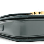 Shiny Calfskin Teen Triomphe Petrol