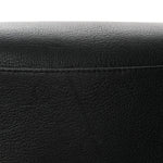 Sugar Goatskin Woven Small Antigona Black White