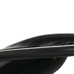 Linen Calfskin Rive Gauche North South Tote Black