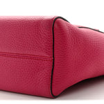 Dollar Calfskin Mini Swing Top Handle Bag Peonia Flower