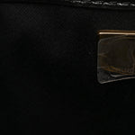 Shiny Crumpled Calfskin Quilted Mini Chanel 25 Handbag Black