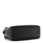 Pebbled Calfskin Small Soho Disco Bag Black