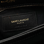Calfskin Y Quilted Monogram Toy Loulou Crossbody Bag Black