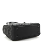 Ultra Matte Calfskin Cannage Small My ABCDior Lady Dior Black