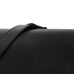 Grained Calfskin Low Key Messenger Black