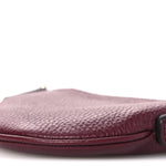 Pebbled Calfskin Mini B Shoulder Bag Red