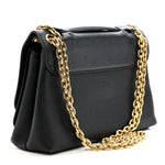 Monogram Cuir Plume Ecume Very Chain Bag Black