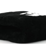 Muff Shearling Lambskin Bag Black Ecru
