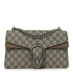 GG Supreme Monogram Small Dionysus Shoulder Bag Taupe