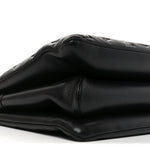Lambskin Embossed Monogram Coussin MM Black