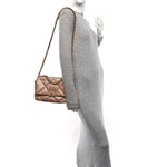 Shiny Lambskin Quilted Medium Chanel 19 Flap Beige