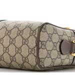 GG Supreme Monogram Web Small Ophidia Shoulder Bag Brown