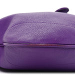 Goatskin Medium Aphrodite Shoulder Bag Shine Purple