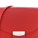 Grained Calfskin Small Trotteur Coquelicot