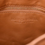 Nappa Maxi Intreccio Padded Cassette Crossbody Bag Caramel