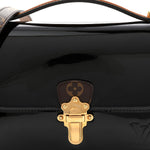 Patent Calfskin Monogram Cherrywood BB Black