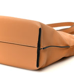 Calfskin Mini Flamenco Knot Clutch Warm Desert