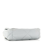 Lambskin Quilted Medium Chanel 19 Flap Light Blue